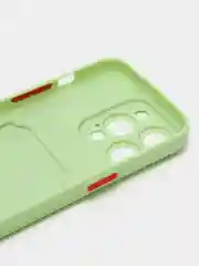 Зеленый чехол для Apple iPhone 15 Pro (Айфон 15 Про)