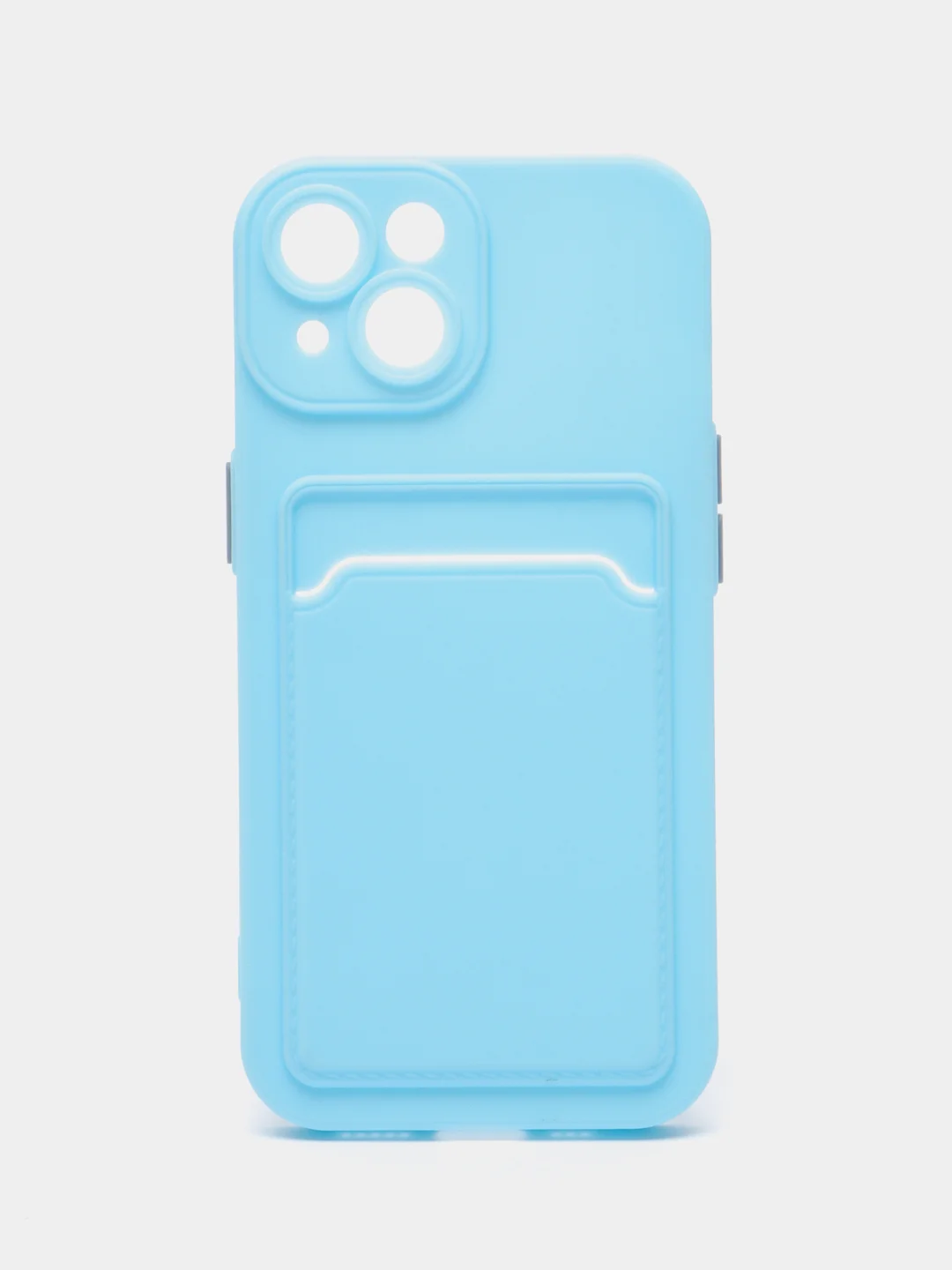 Голубой чехол для Apple iPhone 15 (Айфон 15)