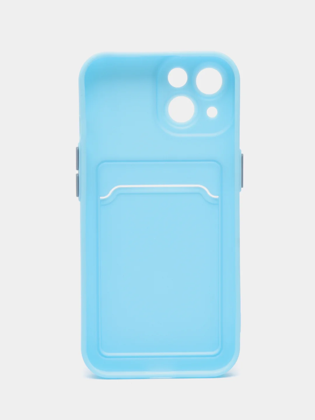 Голубой чехол для Apple iPhone 15 (Айфон 15)