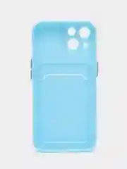 Голубой чехол для Apple iPhone 15 (Айфон 15)