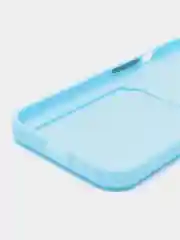 Голубой чехол для Apple iPhone 15 (Айфон 15)