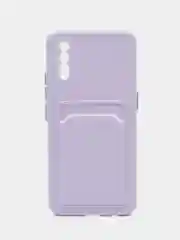 Лавандовый чехол для Vivo V17 Neo/iQOO Neo, с отсеком для карт