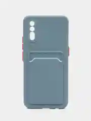 Синий меланж чехол для Vivo V17 Neo/iQOO Neo, с отсеком для карт