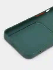 Тёмно-зелёный чехол для Apple iPhone 15 Pro (Айфон 15 Про)