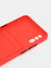 Красный чехол для Vivo V17 Neo/iQOO Neo, с отсеком для карт