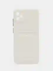 Белый чехол для Samsung Galaxy A05 (Самсунг Гэлекси А05), силиконовый, матовый