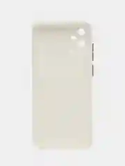 Белый чехол для Samsung Galaxy A05 (Самсунг Гэлекси А05), силиконовый, матовый