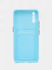 Голубой чехол для Vivo V17 Neo/iQOO Neo, с отсеком для карт