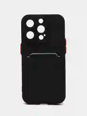 Черный чехол для Apple iPhone 15 Pro (Айфон 15 Про)