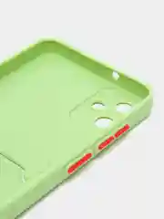 Голубой чехол для Samsung Galaxy A05 (Самсунг Гэлекси А05), силиконовый, матовый