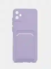 Лавандовый чехол для Samsung Galaxy A05 (Самсунг Гэлекси А05), силиконовый, матовый