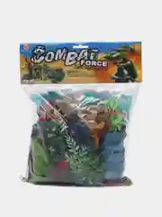 Военный набор игрушек: солдатики, танки, самолеты, вертолёты