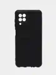Черный чехол Samsung Galaxy A22 / Galaxy M22 / Galaxy M32, черный, силиконовый, под кожу