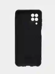 Хром чехол Samsung Galaxy A22 / Galaxy M22 / Galaxy M32, черный, силиконовый, под кожу