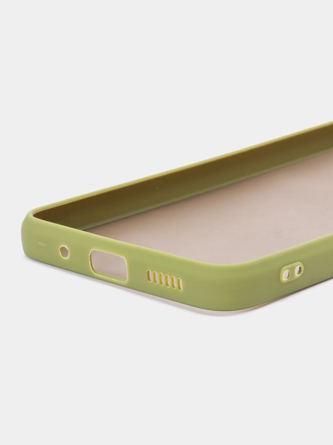 Лесной зеленый чехол для Xiaomi Redmi 12C / Сяоми Редми 12С, пластиковый, матовый, с цветными кнопками