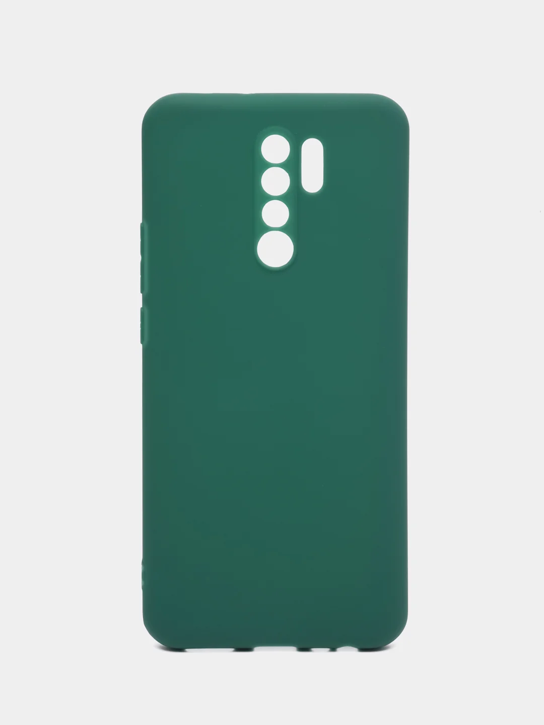 Тёмно-зелёный xiaomi Redmi 9, Сяоми Редми 9 чехол силиконовый цветной матовый