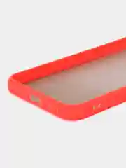 Красный чехол для Xiaomi Redmi 12C / Сяоми Редми 12С, пластиковый, матовый, с цветными кнопками