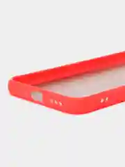 Красный чехол пластиковый для Xiaomi Poco X5 / Сяоми Поко Х5 матовый, с цветными кнопками