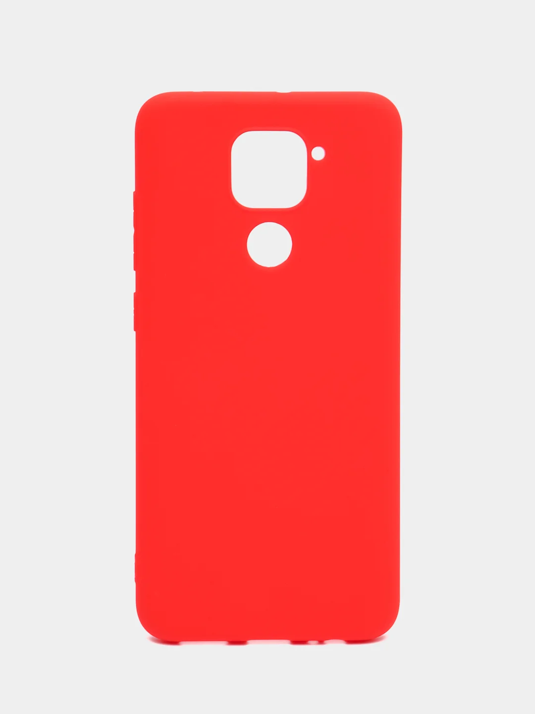 Вишнёвый чехол для Xiaomi Redmi Note 9, Сяоми Редми Нот 9 силиконовый, цветной матовый