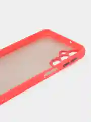 Красный чехол для Samsung Galaxy A24, Самсунг Галакси А24, пластиковый, матовый, с цветными кнопками