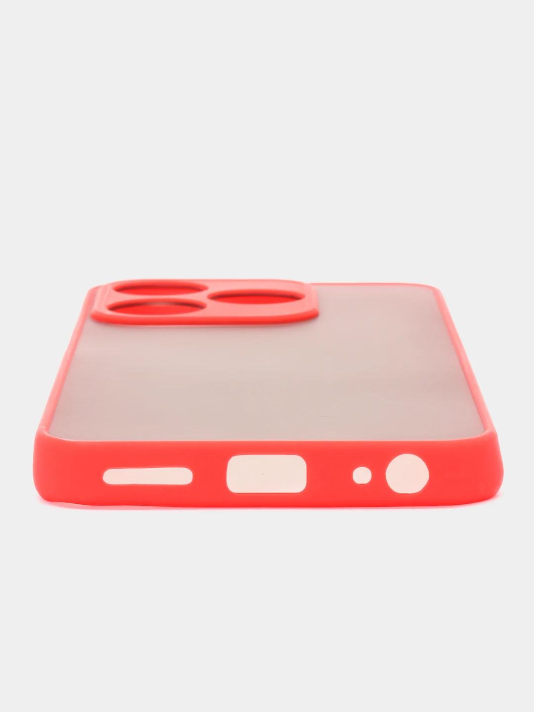 Красный чехол Tecno Spark 10 / 10C, Спарк 10 / 10С, пластиковый, матовый