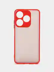 Красный чехол Tecno Spark 10 / 10C, Спарк 10 / 10С, пластиковый, матовый