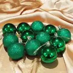 Синий набор елочных игрушек