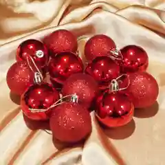 Синий набор елочных игрушек