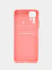 Пудровый силиконовый чехол для Xiaomi Redmi Note 12S (Сяоми Редми Нот 12С), прозрачный