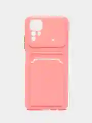 Пудровый силиконовый чехол для Xiaomi Redmi Note 12S (Сяоми Редми Нот 12С), прозрачный