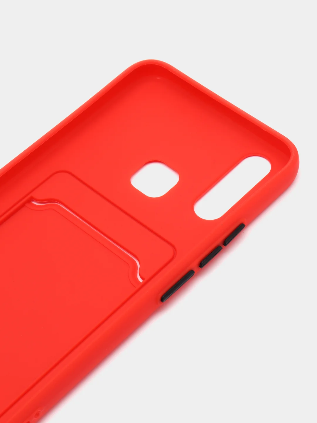 Красный чехол для Vivo Y11/Y12/Y15/Y17, с отсеком для карт