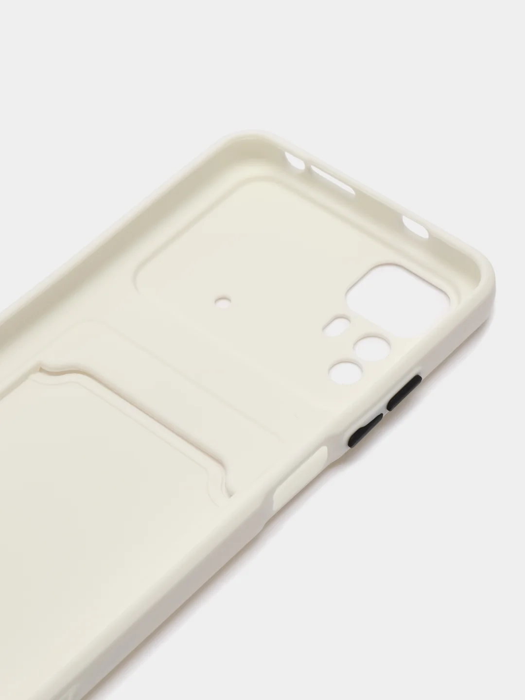 Белый силиконовый чехол для Xiaomi Redmi Note 12S (Сяоми Редми Нот 12С), прозрачный