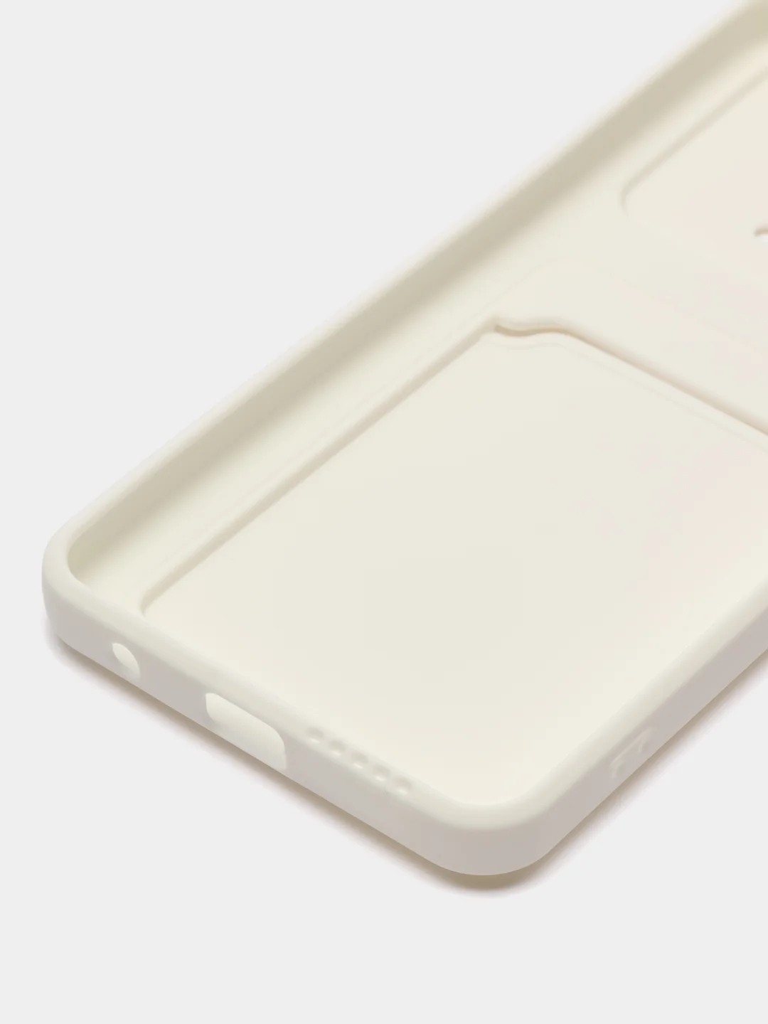 Белый силиконовый чехол для Xiaomi Redmi Note 12S (Сяоми Редми Нот 12С), прозрачный