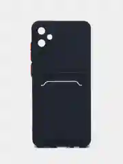 Темно-синий чехол для Samsung Galaxy A05 (Самсунг Гэлекси А05), силиконовый, матовый