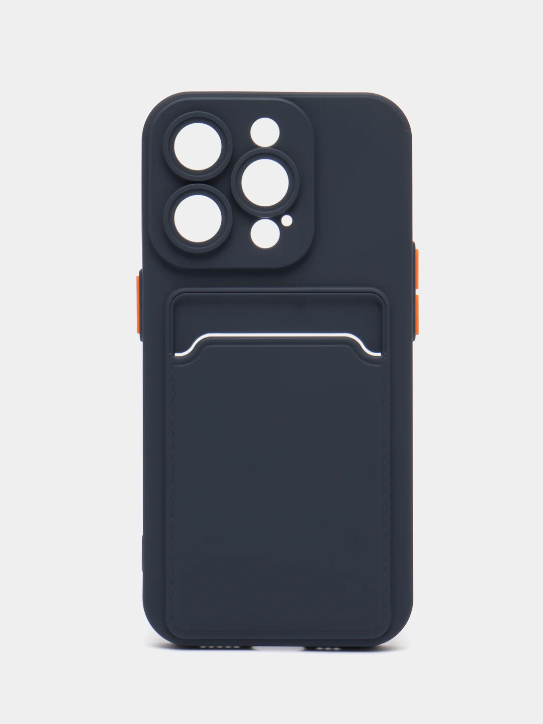 Темно-синий чехол для Apple iPhone 15 Pro (Айфон 15 Про)