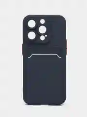 Темно-синий чехол для Apple iPhone 15 Pro (Айфон 15 Про)