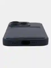 Темно-синий чехол для Apple iPhone 15 Pro (Айфон 15 Про)