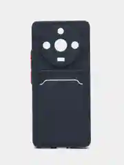Темно-синий силиконовый чехол для Realme 11 Pro 5G/Realme 11 Pro+ (Реалми 11 Про 5 Джи, Плюс)