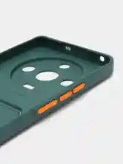 Тёмно-зелёный силиконовый чехол для Realme 11 Pro 5G/Realme 11 Pro+ (Реалми 11 Про 5 Джи, Плюс)