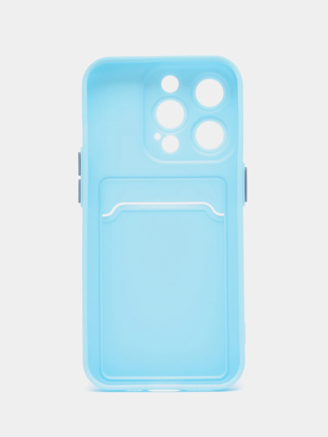 Голубой чехол для Apple iPhone 15 Pro (Айфон 15 Про)