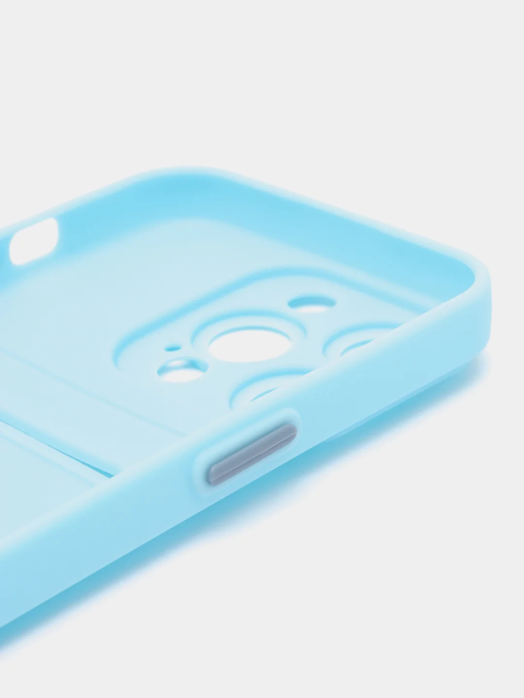 Голубой чехол для Apple iPhone 15 Pro (Айфон 15 Про)