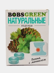 Карамель леденцовая натуральная со вкусом пихты с ментола Bobsgreen, 32 г