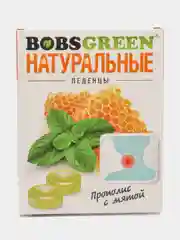 Карамель леденцовая натуральная со вкусом прополиса с мятой Bobsgreen, 32 г