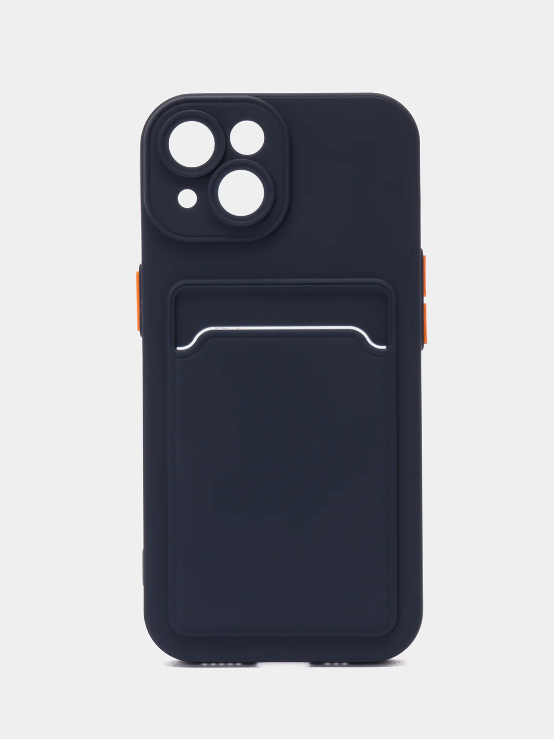 Темно-синий чехол для Apple iPhone 15 (Айфон 15)
