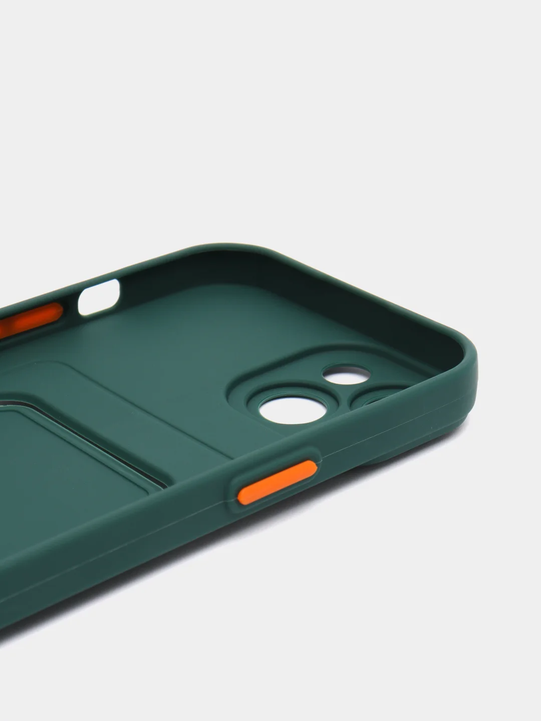 Тёмно-зелёный чехол для Apple iPhone 15 (Айфон 15)
