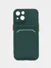 Тёмно-зелёный чехол для Apple iPhone 15 (Айфон 15)