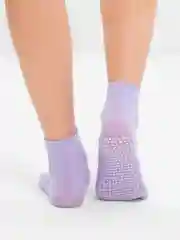 Серый носки для йоги антискользящие, пилатеса, Non slip спортивные, с пальцами и без пальцев