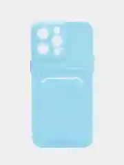 Голубой чехол для Apple iPhone 15 Pro Max, Айфон 15 про макс