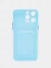 Голубой чехол для Apple iPhone 15 Pro Max, Айфон 15 про макс
