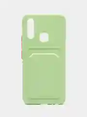 Зеленый чехол для Vivo Y11/Y12/Y15/Y17, с отсеком для карт